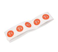Ejoyous 30PCS NFC Autocollants avec Dos Adhésif, 504 Octets Mémoire, Multifonctionnel pour Tagmo Compatible avec les Appareils Compatibles NFC (rouge)