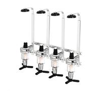 Ejoyous 4 Bouteilles Porte-Bouteille, Distributeur de Bouteilles Mural, Distributeur de Bar, Distributeur de Boissons, Portionneur de Boissons, Support de Bouteille Mural, Distributeur