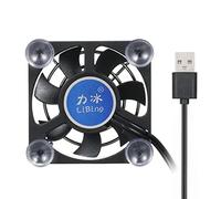 Ejoyous 5 Cm Ventilateur de Refroidissement pour Téléphone Mobile, 4 | Mini radiateur alimenté par USB, moteur à 9 pales 5 500 tr/min, refroidisseur de tablette portable, session de jeu prolongée