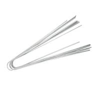 Ejoyous 50 Pcs en Acier U Pins de Jardin en Forme de Jardin Agrafes de Paysage Enjambées pour Les Tentures de Tentures en Herbe Artificielle Nettes de Sunshade avec Un Matériau Sécuritaire Solide