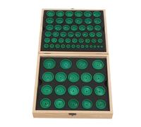 Ejoyous 68 Pièces Ensemble de Matrices de Presse de Montre en Résine Matrice de Presse de Boîtier Arrière de Montre 8 Mm à 48 Mm Résistant aux Rayures Plusieurs Tailles pour Les Techniciens de