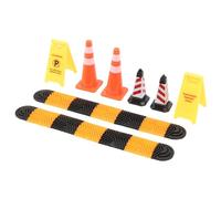 Ejoyous Accessoires de Scène de Voiture Modèle avec Ralentisseurs Réalistes et Pièces D'ambiance pour Voitures d'escalade 1/18 1/24
