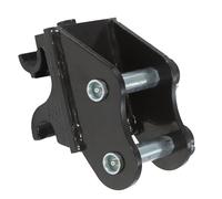 Ejoyous Accouplement à Changement Rapide pour Mini-pelle, Dispositif Mécanique à Changement Rapide pour Petites Pelles jusqu'à 3 Tonnes avec une Envergure de 92 Mm, un Empattement de 85