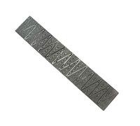 Ejoyous Acier Damas Brut 160 X 30 X 3mm Forge Motif (Modèle d'éclairs) | Haute Robustesse, Utilisation , Compatible avec Meuleuse, Meulage Plat, Décapage Après Mise en Forme, ébauche de Couteau