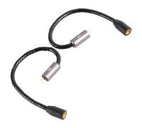 Ejoyous Adaptateur MMCX vers 2 Broches 0,78 Mm, Câble Adaptateur MMCX vers 2 Broches 0,78 Mm Professionnel Compact Branchement Débranchement Résistant Pratique pour pour ZS6 pour AS10