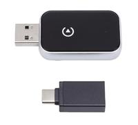 Ejoyous Adaptateur sans Fil, Adaptateur câblé avec Wiless avec 5,8 GHz WiFi & 5.0 Plug & Play pour iOS 6+ Compatible avec 98% des Véhicules