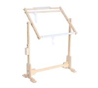 Ejoyous Apisserie Support de sol réglable pour cerceau de broderie, support de cadre en bois pour point de croix, anneaux de tapisserie de table, modèle 9CT