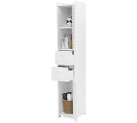 Ejoyous Armoire de Salle de Bain, étagère de Salle de Bain Support de Rangement d'angle Organisateur de Salle de Bain Blanc étanche pour Salle de Bain pour Salon