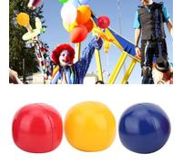 Ejoyous Balle de Jonglage en Cuir PU, Jouet éducatif Doux pour la Coordination œil-Main, Balles de Jonglage Légères et Portables pour Enfants et Accessoires de Scène