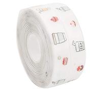 Ejoyous Bande d'étanchéité PVC Ruban d'étanchéité étanche 3,8 Cm X 3,2 M Bande Auto-adhésive Anti-moisissure pour Cuisine Salle de Bain évier Baignoire Mur Coin Usage Domestique (Dessert au café