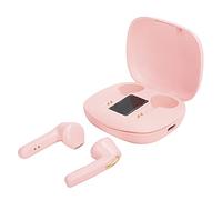Ejoyous Bluetooth Écouteurs avec Affichage LED de la Batterie (Pink) | Casque stéréo à commande tactile, Bluetooth 5.0, portée de transmission de 10 m, batterie de 50 mAh, salle de sport et