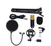 Ejoyous BM800 Kit de microphone professionnel à condensateur de studio - Adaptateur USB - Pour enregistrement en studio - Broadcast YouTube Live Stream - Nouvelle version BM800
