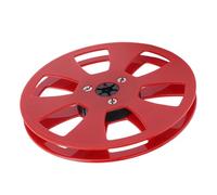 Ejoyous Bobine de Ruban Vide ABS Bobine de Remplacement 1 4 Pouces 5 Pouces 6 Trous de Remplacement pour Studer à Lecteurs de Bande pour Audiophiles et Ingénieurs du Son (rouge)