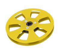 Ejoyous Bobine de Ruban Vide ABS Bobine de Remplacement 1 4 Pouces 5 Pouces 6 Trous de Remplacement pour Studer à Lecteurs de Bande pour Audiophiles et Ingénieurs du Son (YELLOW)