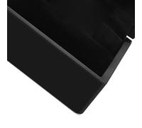 Ejoyous Boîte à Anneau, Belle Boîte d'Affichage à Anneau, Bonne durabilité Boîtier de Rangement de Stockage pour la Proposition de Bijoux de Bijoux Affichage (BLACK)