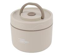Ejoyous Boîte à Déjeuner Isolée en Acier Inoxydable de 550 Ml, Boîte à Ronde à 2 Niveaux, Acier Inoxydable 304, Couvercle étanche, Récipient Alimentaire Empilable pour les Repas en Plein Air à (#1)