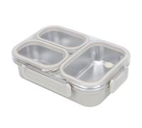 Ejoyous Boîte à Lunch en Acier Inoxydable, Boîte à Lunch Enfants avec Compartiments étanche Box chauffé 1200ml pour Pique-nique Travail Scolaire (GRAY)