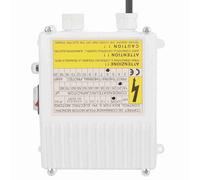 Ejoyous Boîte de Contrôle de Pompe, Contrôleur de Pompe de Puits Profond, Interrupteur de avec Protection Thermique Intégrée, Disjoncteur [Brand] pour Alimentation en Eau (550W Prise UE 220V 50Hz)