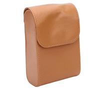 Ejoyous Boîte de Télémètre, Sac de Transport en Cuir PU avec Boucle de Fermeture Magnétique, Pochette Structurée à Surface étanche, 93 X 145 X 53 Mm, pour les Joueurs de Terrain de Golf (Marron foncé)