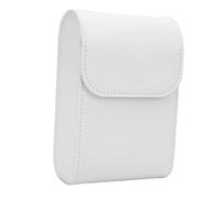 Ejoyous Boîte de Télémètre, Sac de Transport en Cuir PU avec Boucle de Fermeture Magnétique, Pochette Structurée à Surface étanche, 93 X 145 X 53 Mm, pour Les Joueurs de Terrain de Golf (White)