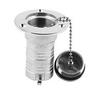 Ejoyous Bouchon de Remplissage de Pont de Bateau en Acier Inoxydable 316, Bouchon de Réservoir d'eau pour Tuyau de 1,5 Pouces de 38 Mm, Remplissage de Pont de Yacht Marin avec Joint Torique de
