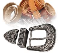 Ejoyous Boucle de Ceinture Vintage en Alliage, Sculpture Artisanale Complexe, Style Occidental