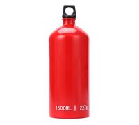 Ejoyous Bouteille de Carburant en Aluminium de 1,5 L, Bouteille D', Bidon D', Récipient de Carburant avec Couvercle en Plastique et Boucle de Transport pour Le Camping, la Randonnée, la