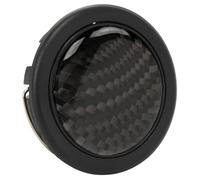 Ejoyous Bouton de Klaxon pour Volant, Bouton de Klaxon en Fibre de Carbone Kit de Bouton Poussoir de Klaxon en Fibre de Carbone Bouton de Volant Bouton de Klaxon en Fibre de Carbone