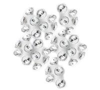 Ejoyous Boutons en Cristal Boutons en Strass en Verre 50 Pièces 20mm 25mm Clair Transparent Couture Tapisserie d'ameublement Décor pour canapé Meubles en Bois Costume Bricolage Artisanat (20MM)