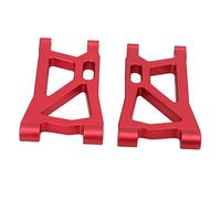 Ejoyous Bras Oscillant RC, Ensemble de Remplacement en Aluminium, Réduit Les Vibrations et Améliore la Direction pour Les Véhicules Remo 1/16 RC, 57x31mm (Rouge)