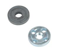 Ejoyous Bride de Meuleuse d'angle, Paire de Brides de Meuleuse Intérieure et Extérieure en Métal 3 Cm OD 1 Cm ID, Composant de Fixation du Rotor, Pièce de Rechange pour Rotor de Moteur de d'angle