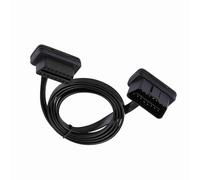 Ejoyous Câble D'extension Adaptateur 16 Broches Pobine sur Socket 30cm 60cm 100cm avec Conception Plate pour Dispositifs de Diagnostic Elm327 Kartor Sober (100cm)