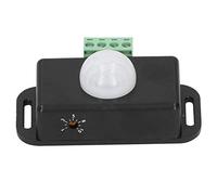 Ejoyous Capteur Infrarouge Module de Capteur de Mouvement PIR 12 V 24 V Réglable 1 à 10 Minutes de Retard, Portée de 8 M, Détection à 60 Degrés pour Armoire, Garde-manger, Entrée, Lumière LED