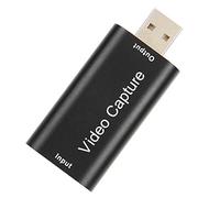 Ejoyous Carte de Vidéo 1080P Carte de Vidéo en Aluminium Entrée 4K Sortie 1080P UVC UAC USB 2.0 pour Streaming Enseignement Enregistrement sur OS X