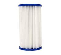 Ejoyous Cartouches de Remplacement de Filtre de Piscine 2 Pièces, Matériau de qualité Supérieure, Papier Dacron Facile à Nettoyer, Compatible avec Les Filtres de Type A ou C à Réglage (White)