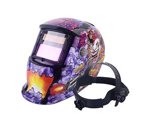 Ejoyous Casque de Soudage, Masque de Soudage Protection de Soudeur Automatique avec Fonction de Meulage Assombrissement Automatique et Puce Intelligente Intégrée pour TIG MIG MMA Soudage à l'arc MMA