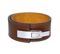 Ejoyous Ceinture D'haltérophilie en Cuir de Vache épais avec Boucle en Alliage pour Hommes, Offre un Soutien Ferme du Dos et une stabilité du Corps Lors du Levage de Charges Lourdes, (Type 8)