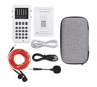 Ejoyous Changeur de Voix avec Microphone, Changeur de Voix avec 8 Effets Sonores, Carte Son de Jeu en Direct, éclairage coloré pour Téléphones Mobiles, Ordinateurs, DJ