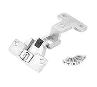 Ejoyous Charnière Invisible pour Porte Placard, 270 Degrés, Acier, avec 6 Vis, pour Armoires Cuisine Meubles Bois