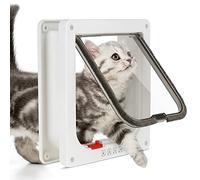 Ejoyous Chatière à 2 Positions Verrouillable, Plastique, 20 x 19 cm, Facile à Installer