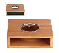 Ejoyous Chauffe-théière, Réchauffeur de théière en Bambou Thé Base Chauffe-Plats Chauffe-café Chauffe-thé Réchaud pour Bureau Chambre Salon Cuisine 15x13x4.6cm