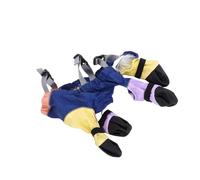 Ejoyous Chaussons à Bretelles pour Chien, Chaussures de Pluie élastiques Imperméables avec Semelles Antidérapantes pour Petites Races dans Les Aventures en Plein Air (Couleur Mixte 1)