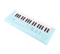 Ejoyous Clavier de Piano 37 Touches, Piano électrique en Plastique avec Microphone, 2 Tonalités 16 Chansons, Enregistrement 4 Rythmes, alimenté par USB ou par Batterie pour Enfants Débutants, (BLUE)