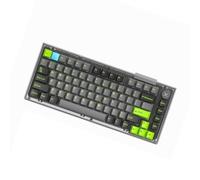 Ejoyous Clavier Mécanique K81 Clavier 81 Touches 75% Tri Mode Fil BT5.0 2,4 G Type C Touches Complètes Hot Swap RVB rétroéclairé 4000 MAh avec (Interrupteur Requin Volant & Vert)