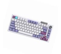 Ejoyous Clavier Mécanique K81 Clavier 81 Touches 75% Tri Mode Fil BT5.0 2,4 G Type C Touches Complètes Hot Swap RVB rétroéclairé 4000 MAh avec (Interrupteur Requin Volant & Vert)