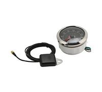 Ejoyous Compteur de Vitesse GPS en Acier Inoxydable ABS, Compteur Kilométrique 0 à 160 MPH, Rétroéclairage LCD IP67 9 à 32 V DC pour Voitures, Bateaux, Camping-cars, Yachts, Utilisateurs de Tableau