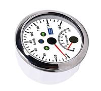 Ejoyous Compteur de Vitesse GPS, Précision élevée des Indications, Faible Consommation d'énergie, Tension de Travail Large, Compteur IP67, Odomètre à Jauge de Vitesse 85 Mm ((Blanc CX8202))