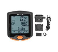 Ejoyous Compteur Vélo sans Fil, Ordinateur de Vélo Numérique Étanche avec Affichage à Rétroéclairage LED, Compteur de Vitesse Automatique avec Support