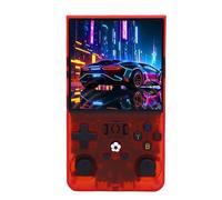 Ejoyous Console de Jeu Portable ABS Console de Jeu Vidéo Portable 4 Pouces 720 X 720 Système 4000 MAh Double Joysticks USB C pour Les Fans de Jeux Rétro de Voyage (128G)