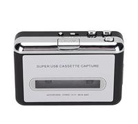 Ejoyous Convertisseur K7 en MP3, Lecteur Cassette USB Stéréo PC | Coque ABS, Prise Jack 3,5 Mm, Transfert D'ordinateur Portable, écouteurs Inclus, 2 Piles AA Non Incluses, Usage